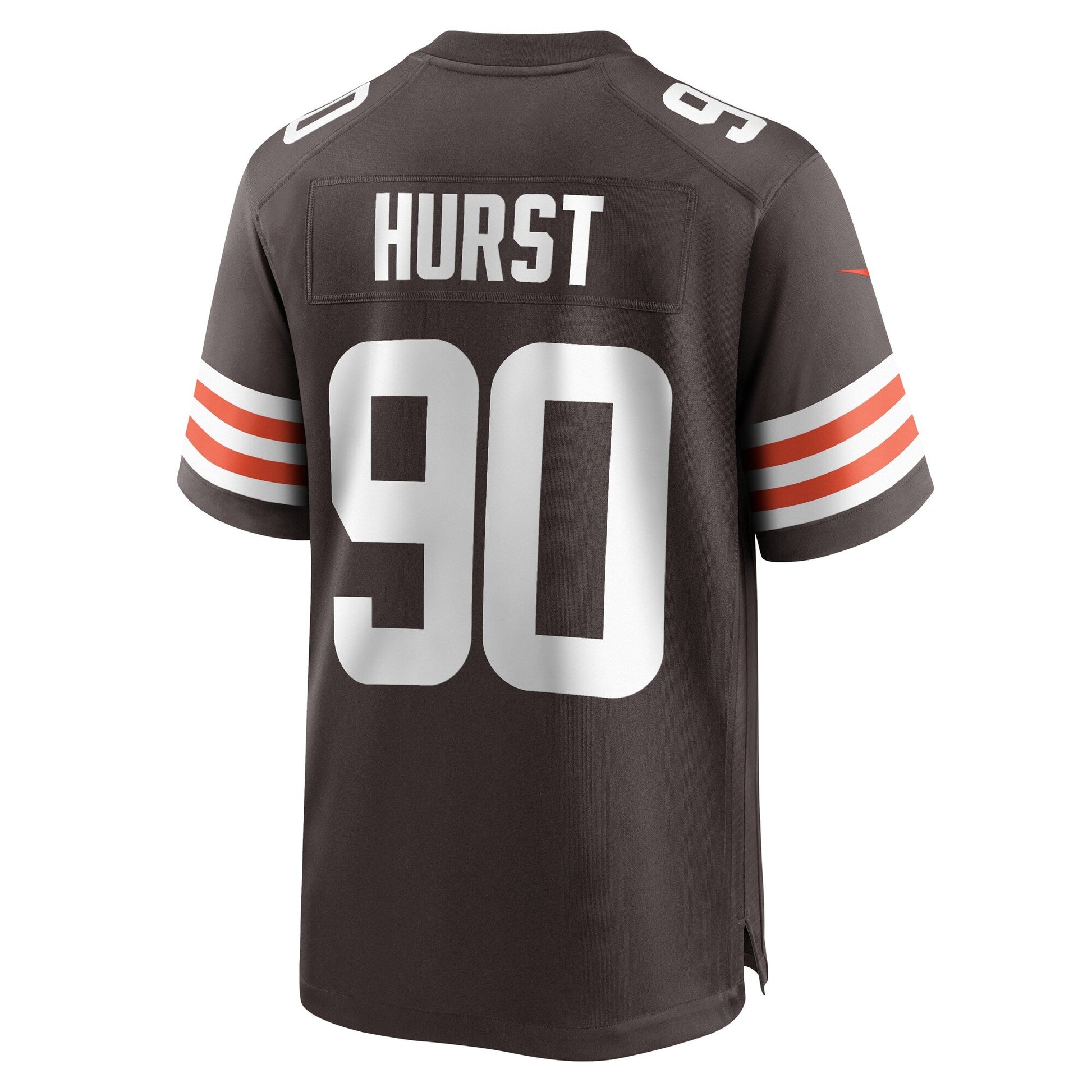 Maurice Hurst Cleveland Browns Nike Game Jersey - Brown football jersey product view 3