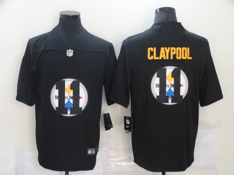Men's Pittsburgh Steelers Chase Claypool #11 Black Authentic Game Jersey1 football jersey product view 1