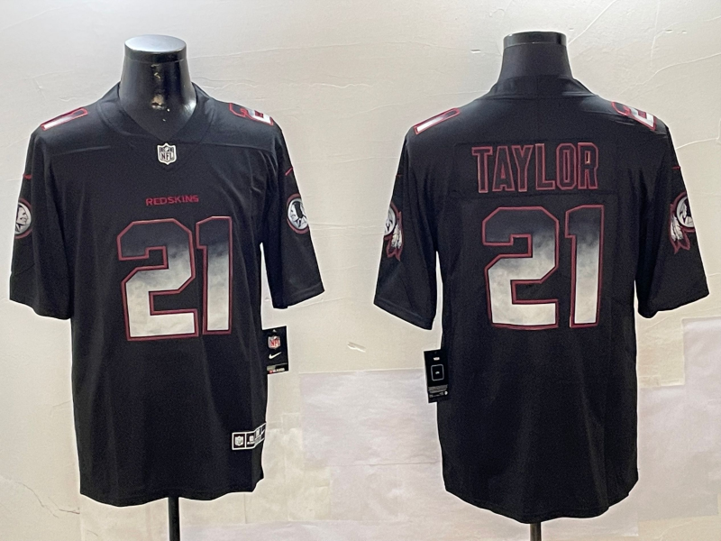 Men's Washington Commanders Sean Taylor #21 Black Player Game Jersey1 football jersey product view 1
