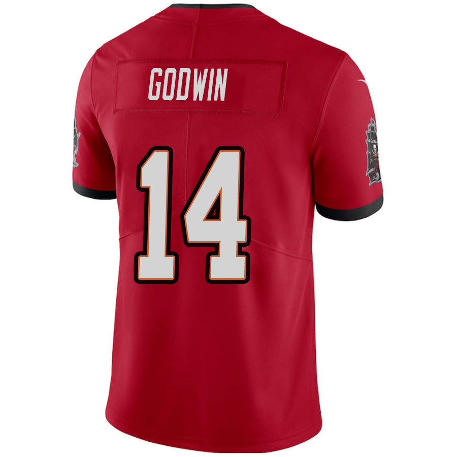 #14 Chris Godwin Player TB.Buccaneers Red Vapor Limited Football Jerseys football jersey product view 1