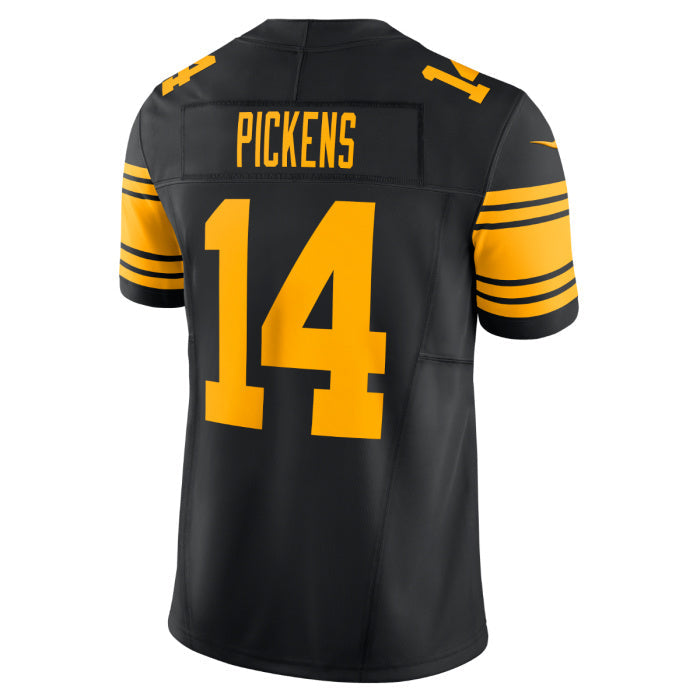 P.Steelers #14 George Pickens Player Vapor F.U.S.E. Limited Color Rush Black Stitched American Football Jerseys football jersey product view 1