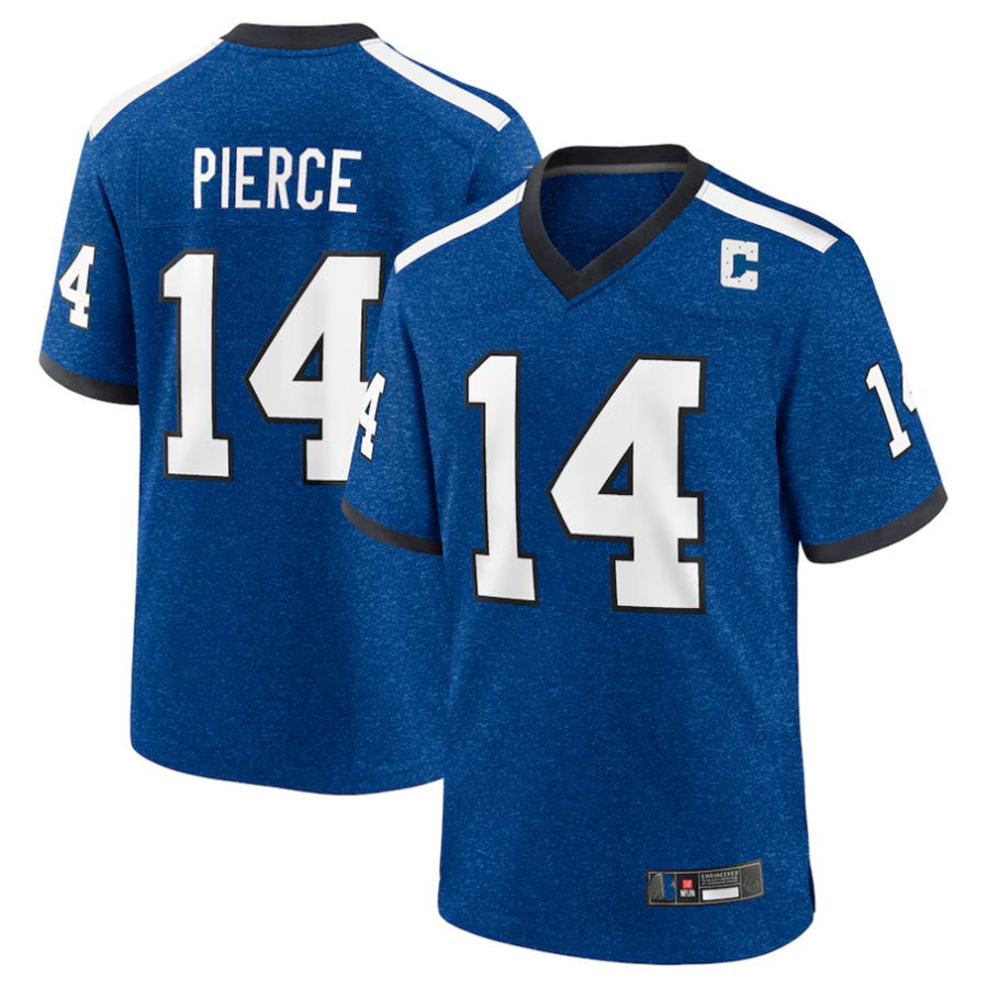 IN.Colts #14 Alec Pierce Player Royal Game Stitched American Football Jerseys football jersey product view 2