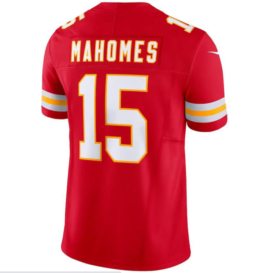 KC.Chiefs #15 Patrick Mahomes Red Stitched Player Jersey Vapor F.U.S.E. Limited Football Jerseys football jersey product view 1