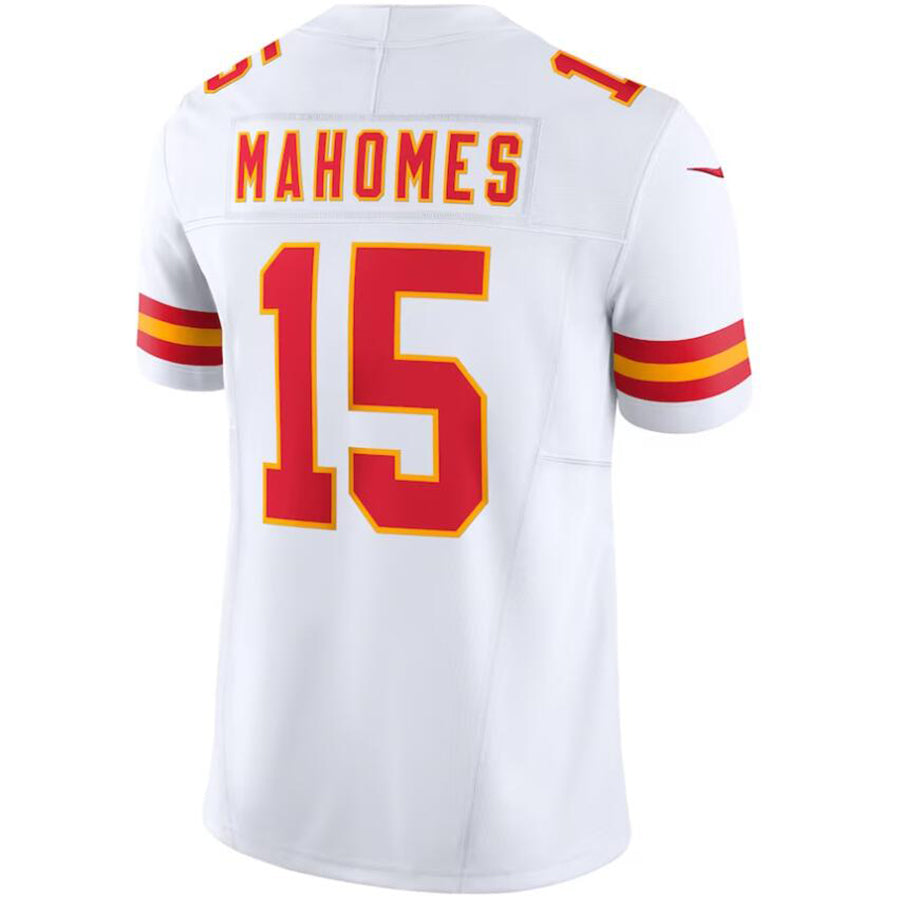 KC.Chiefs #15 Patrick Mahomes White Vapor F.U.S.E. Limited Game Football Jerseys football jersey product view 1