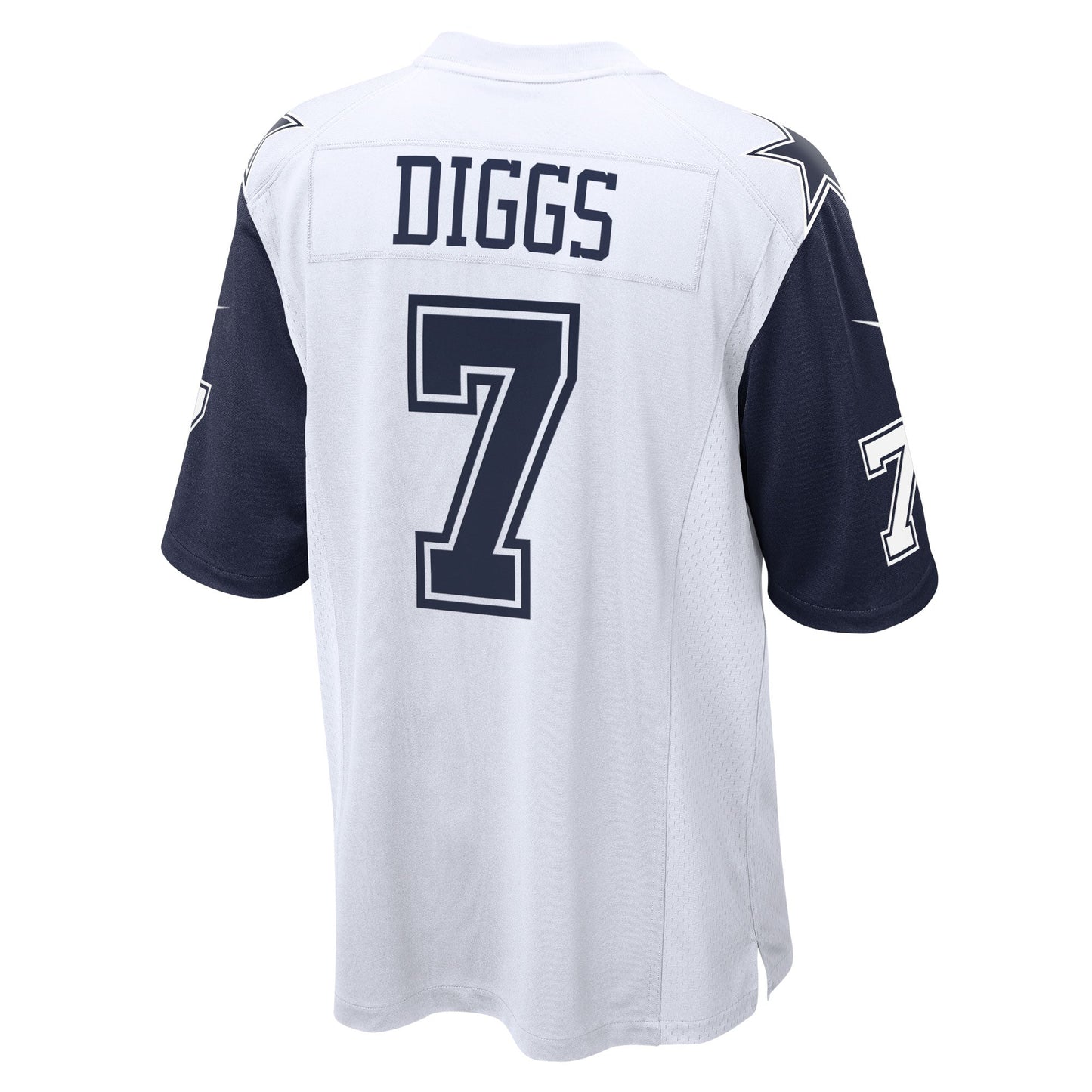 Trevon Diggs Dallas Cowboys Nike Alternate Game Jersey - White football jersey product view 3