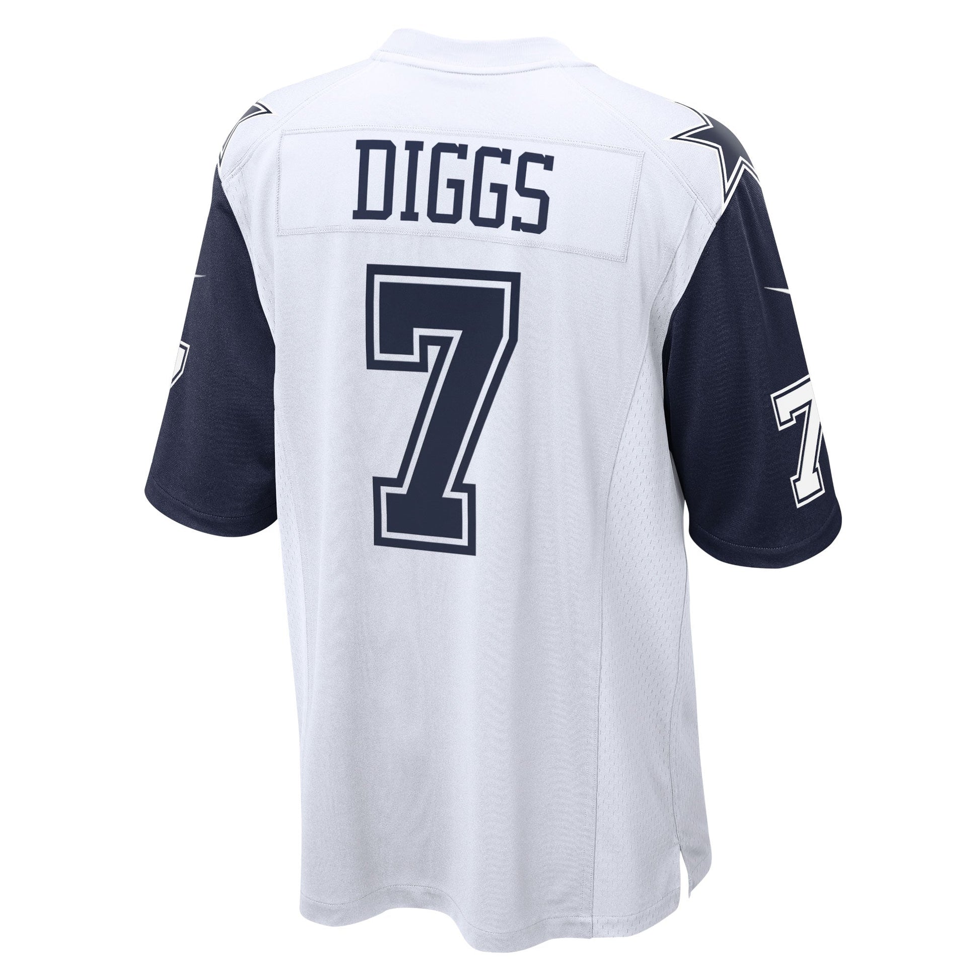 Trevon Diggs Dallas Cowboys Nike Alternate Game Jersey - White football jersey product view 3