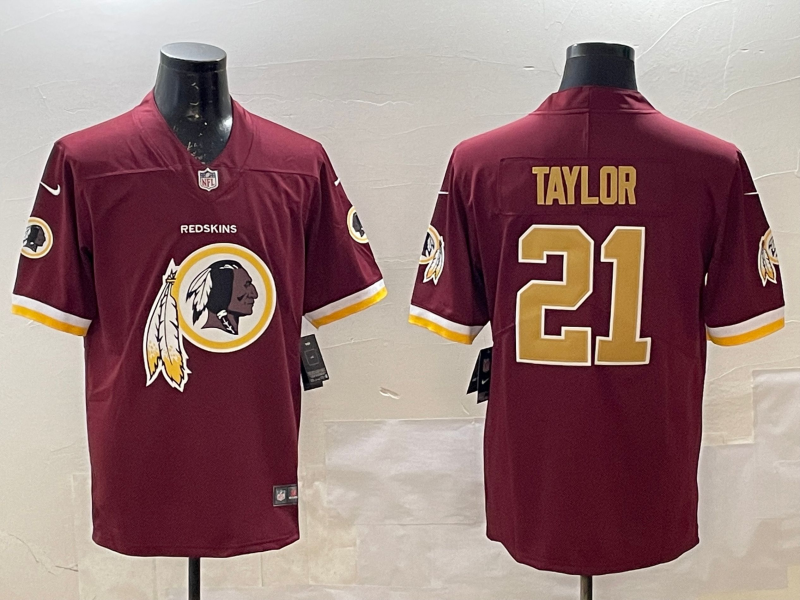 Men's Washington Commanders Sean Taylor #21 Burgundy Game Jersey1 football jersey product view 1