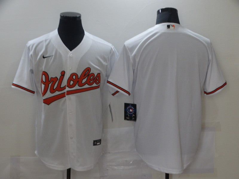 Men's Baltimore Orioles White Home Replica Blank Jersey1 baseball jersey product view 1
