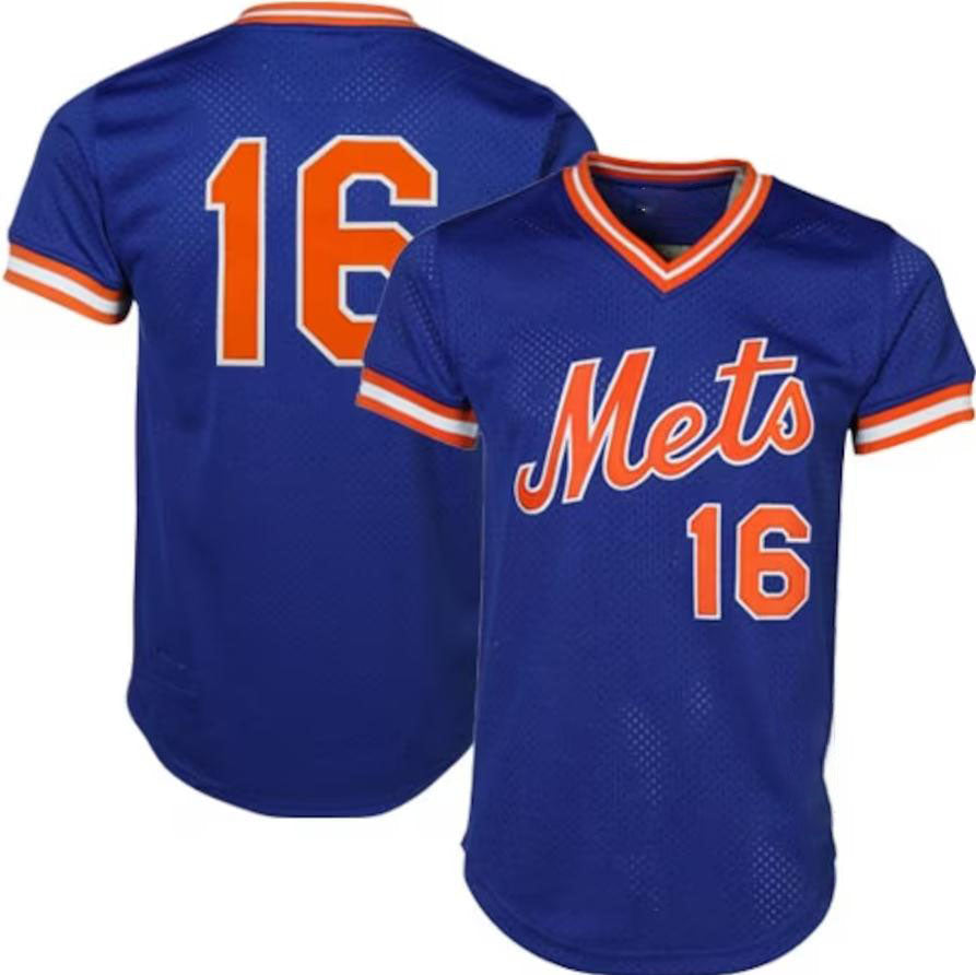 New York Mets #16 Dwight Gooden Royal Alternate Replica Player Jersey Baseball Jerseys baseball jersey product view 1