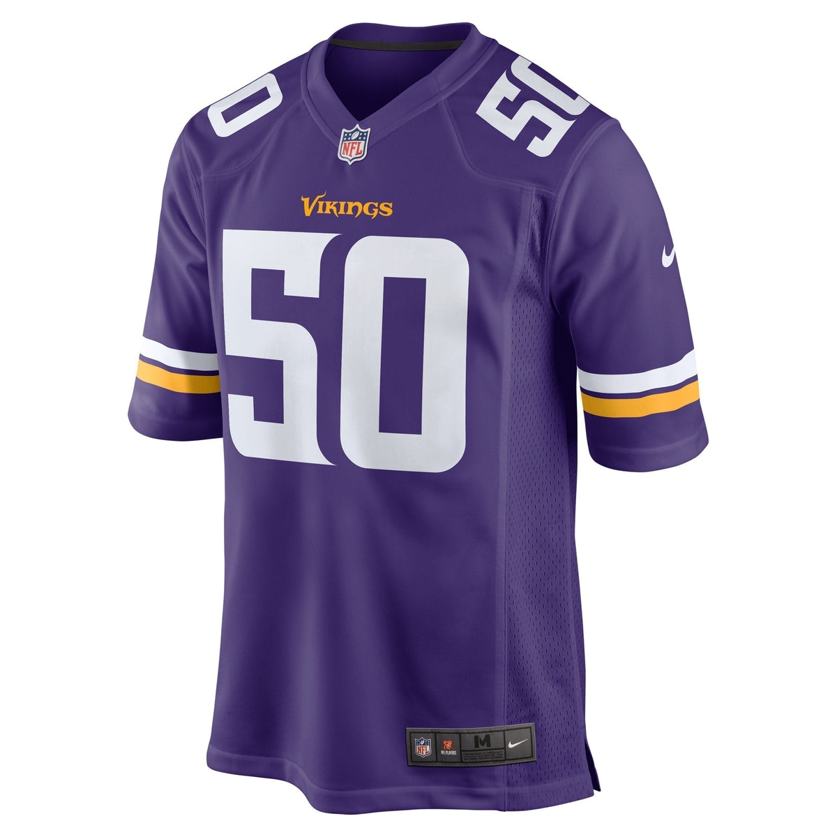 Levi Drake Rodriguez Minnesota Vikings Nike Game Jersey - Purple football jersey product view 2
