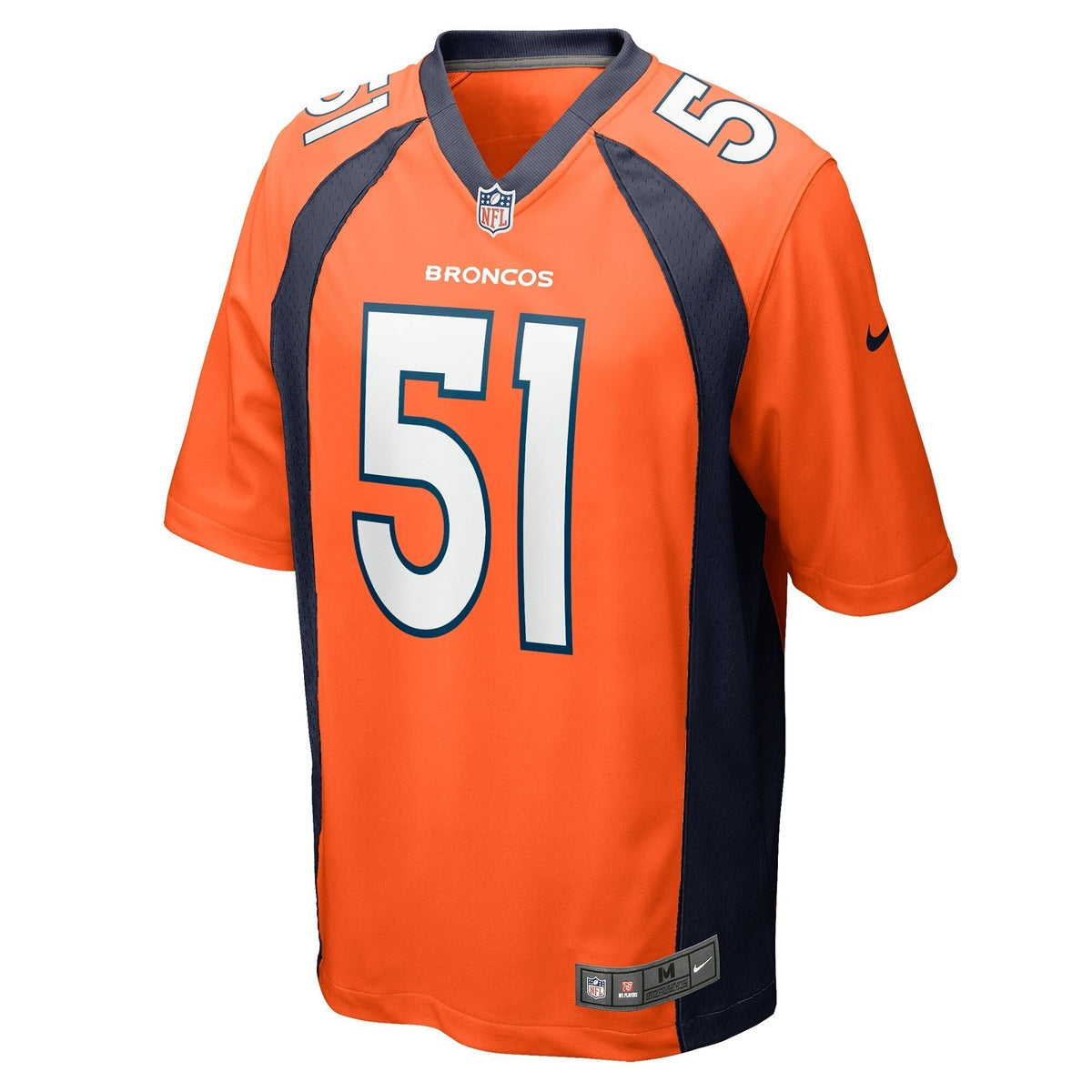Ronnie Perkins Denver Broncos Nike Game Jersey - Orange football jersey product view 2