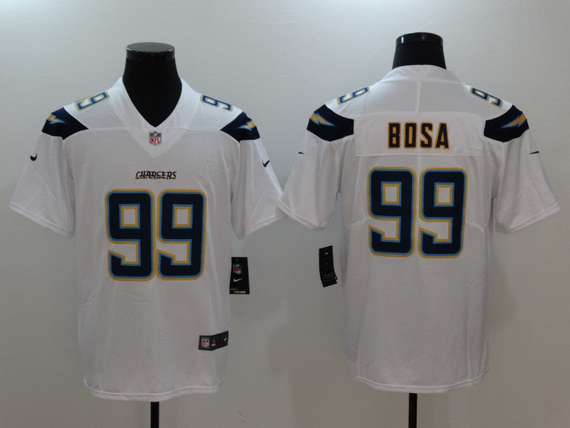 Men's Los Angeles Chargers Joey Bosa #99 White Game Jersey1 football jersey product view 1