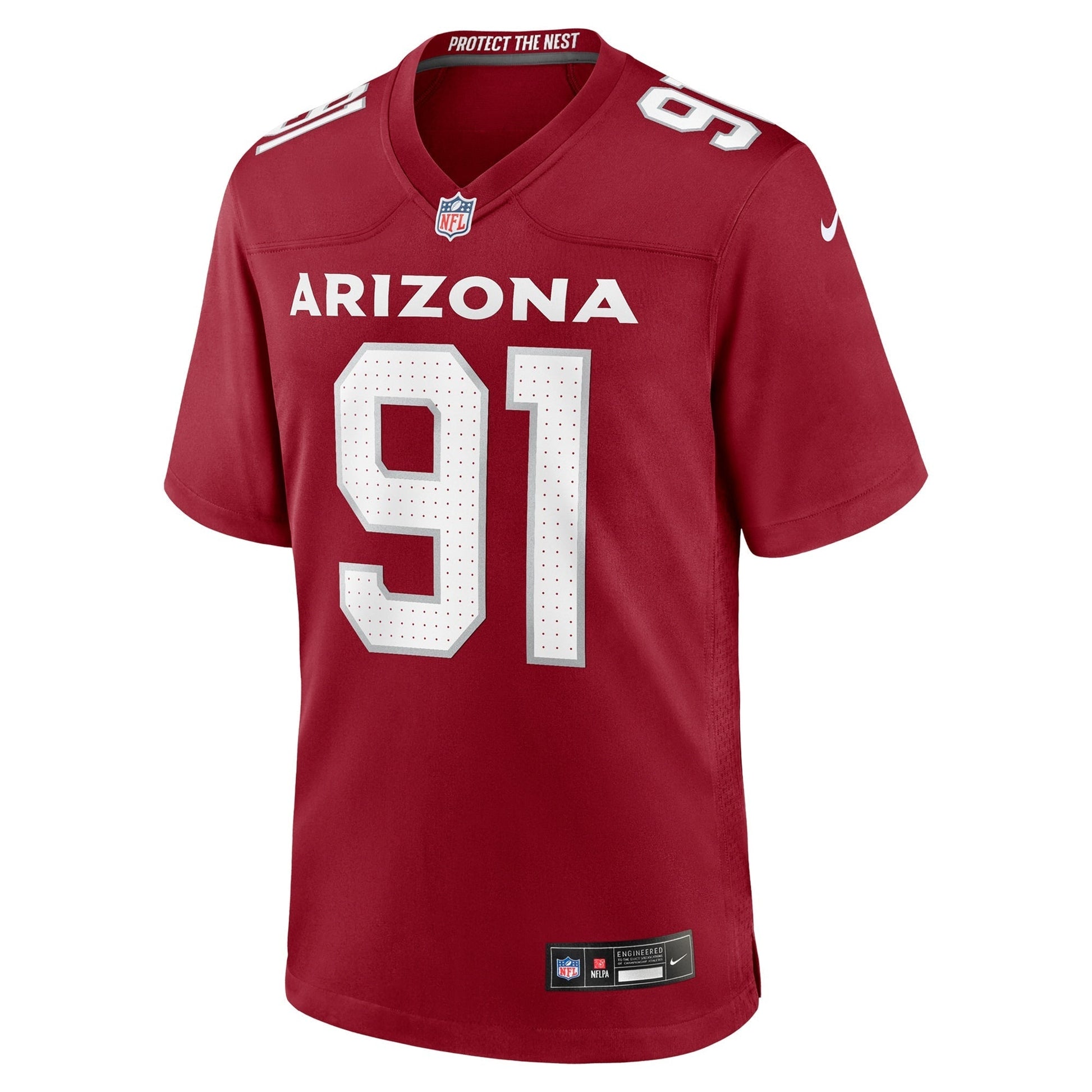 L.J. Collier Arizona Cardinals Nike Team Game Jersey - Cardinal football jersey product view 2