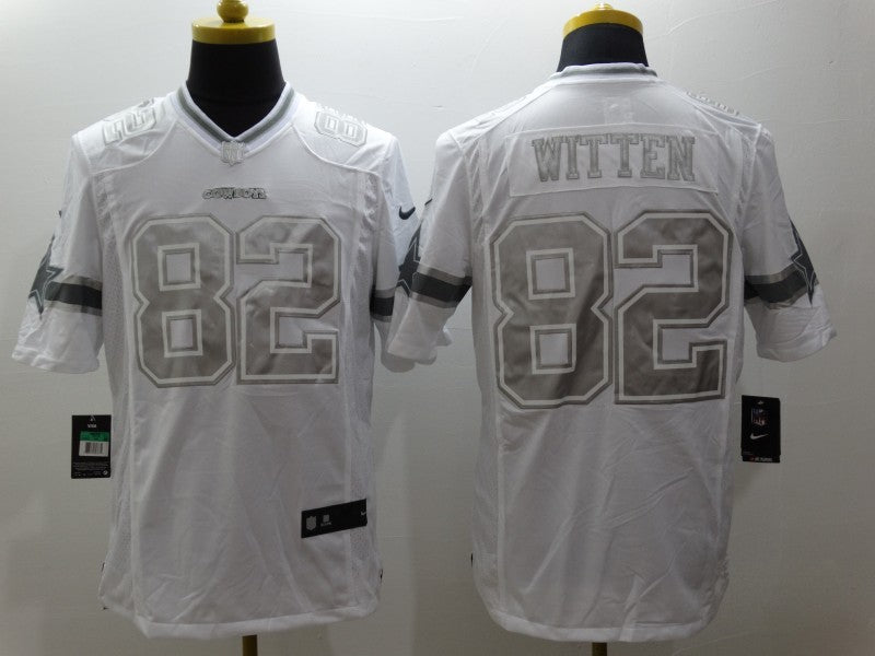 Men's Dallas Cowboys Jason Witten #82 White Player Game Jersey1 football jersey product view 1