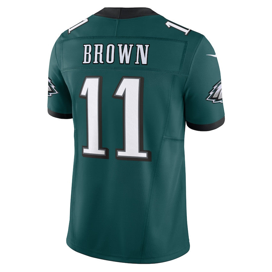 A.J. Brown Philadelphia Eagles Vapor F.U.S.E. Limited Jersey - Midnight Green football jersey product view 3