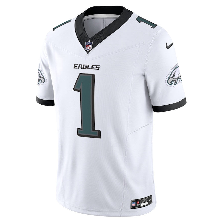 Jalen Hurts Philadelphia Eagles Vapor F.U.S.E. Limited Jersey - White football jersey product view 2