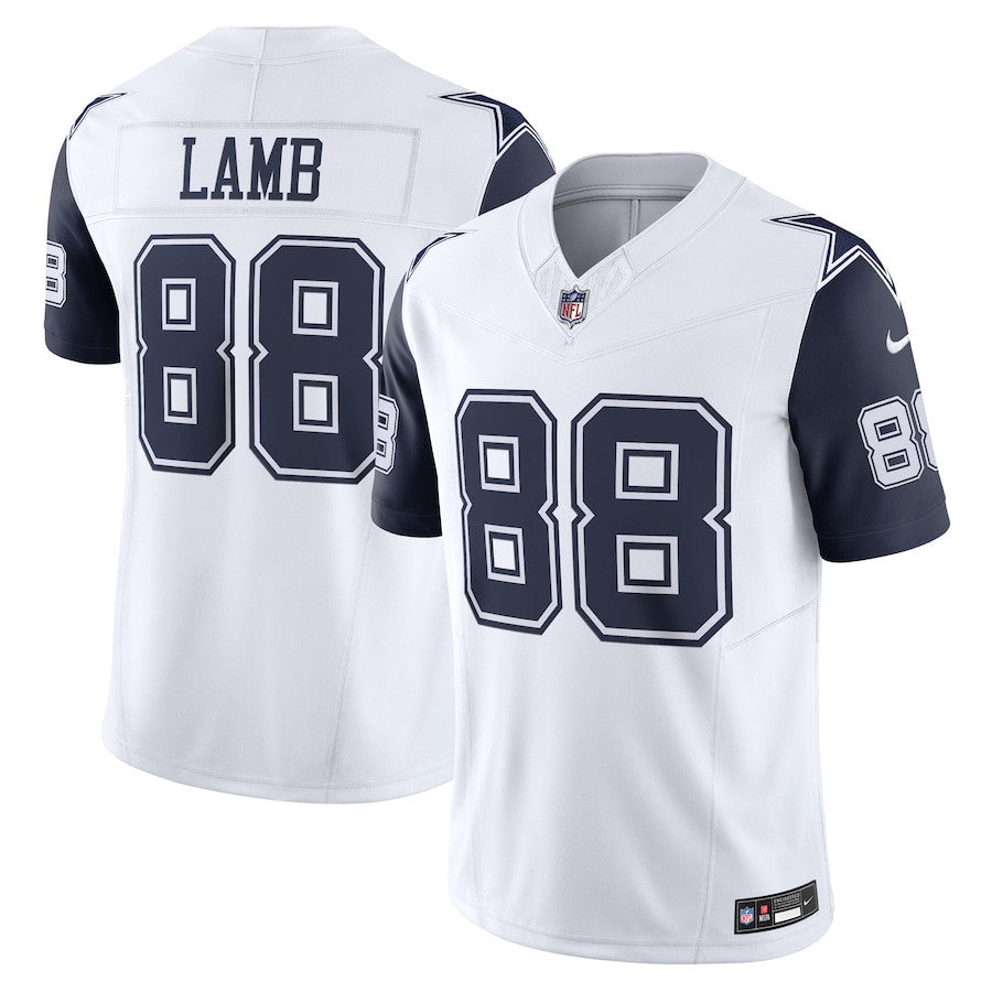 CeeDee Lamb Dallas Cowboys Vapor F.U.S.E. Limited Jersey - White football jersey product view 1