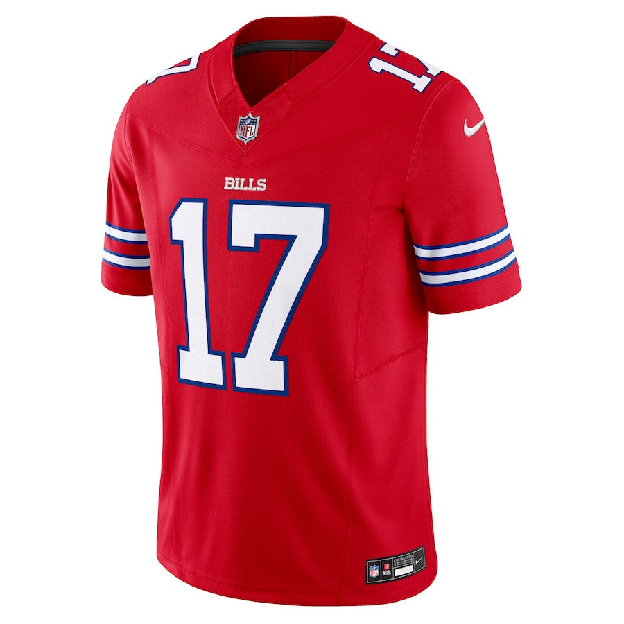 Josh Allen Buffalo Bills Vapor F.U.S.E. Limited Jersey - Red football jersey product view 2