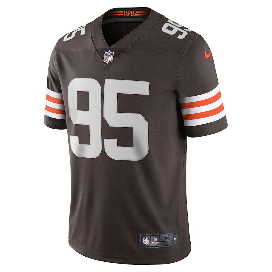 Myles Garrett Cleveland Browns Vapor Limited Jersey - Brown football jersey product view 2