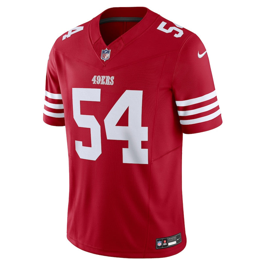 Fred Warner San Francisco 49ers Vapor F.U.S.E. Limited Jersey - Scarlet football jersey product view 2
