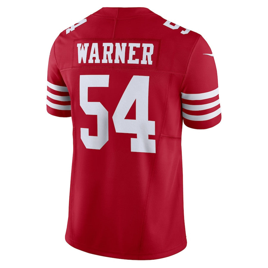 Fred Warner San Francisco 49ers Vapor F.U.S.E. Limited Jersey - Scarlet football jersey product view 3
