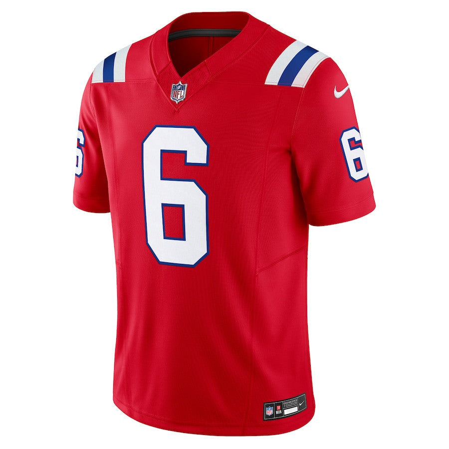 Christian Gonzalez England Patriots Vapor F.U.S.E. Limited Jersey - Red football jersey product view 2