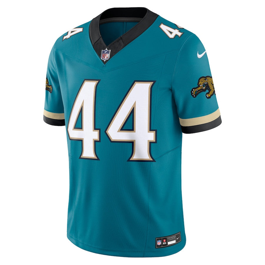 Travon Walker Jacksonville Jaguars Prowler Throwback Vapor F.U.S.E. Limited Jersey - Teal football jersey product view 2