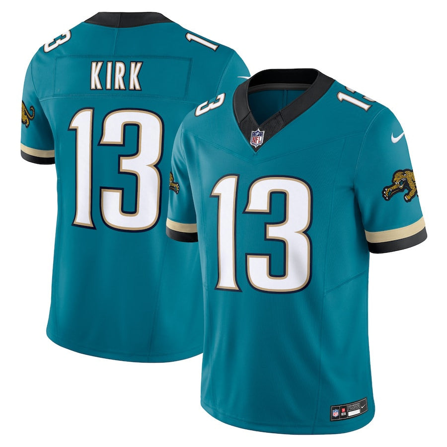 Christian Kirk Jacksonville Jaguars Prowler Throwback Vapor F.U.S.E. Limited Jersey - Teal football jersey product view 1
