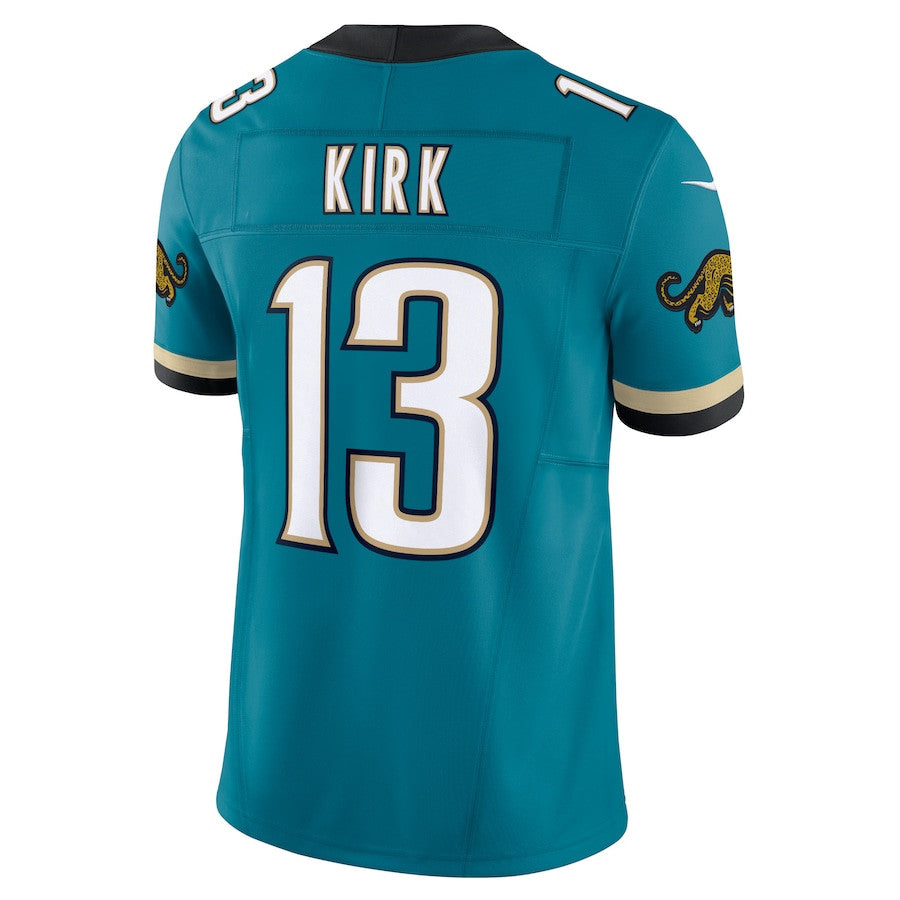 Christian Kirk Jacksonville Jaguars Prowler Throwback Vapor F.U.S.E. Limited Jersey - Teal football jersey product view 3