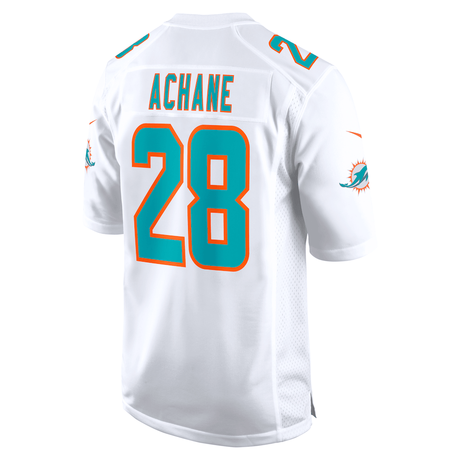 Devon Achane Miami Dolphins Vapor F.U.S.E. Limited Jersey - White football jersey product view 3