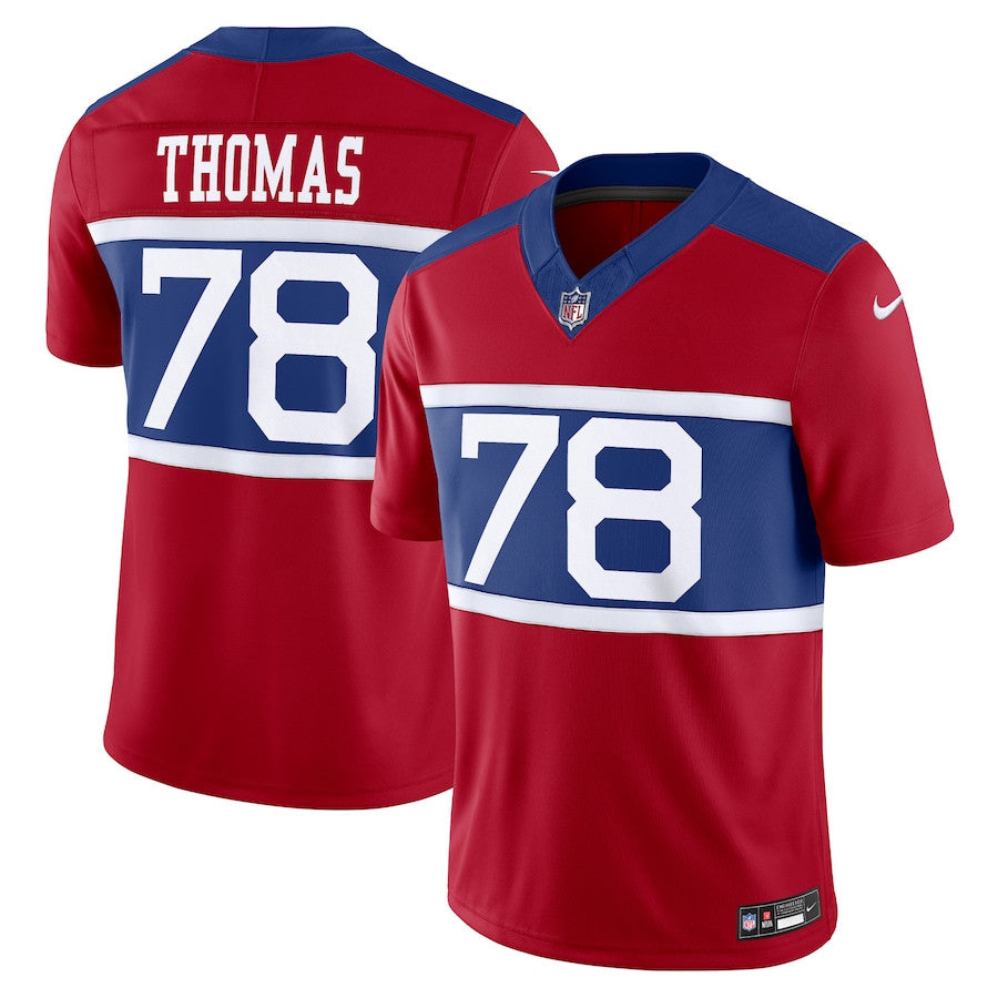Andrew Thomas New York Giants Alternate Vapor F.U.S.E. Limited Jersey - Century Red football jersey product view 1