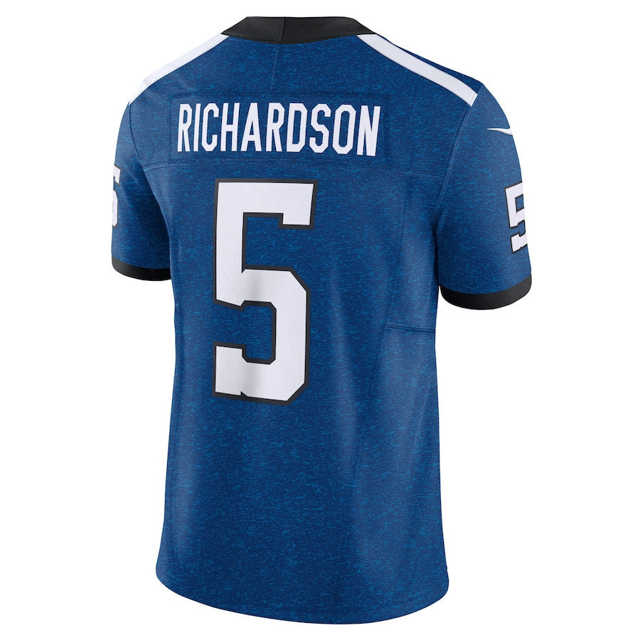 Anthony Richardson Indianapolis Colts Alternate Vapor F.U.S.E. Limited Jersey - Royal football jersey product view 3