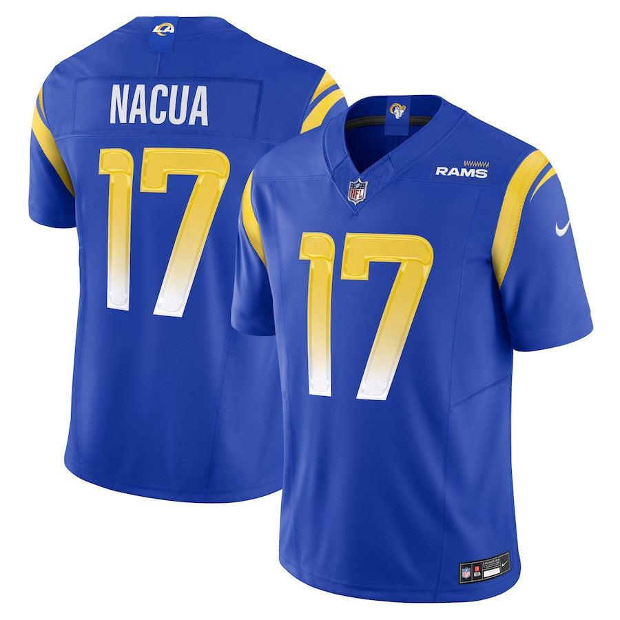 Puka Nacua Los Angeles Rams Vapor F.U.S.E. Limited Jersey - Royal football jersey product view 1