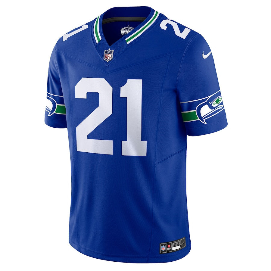 Devon Witherspoon Seattle Seahawks Alternate Vapor F.U.S.E. Limited Jersey - Royal football jersey product view 2