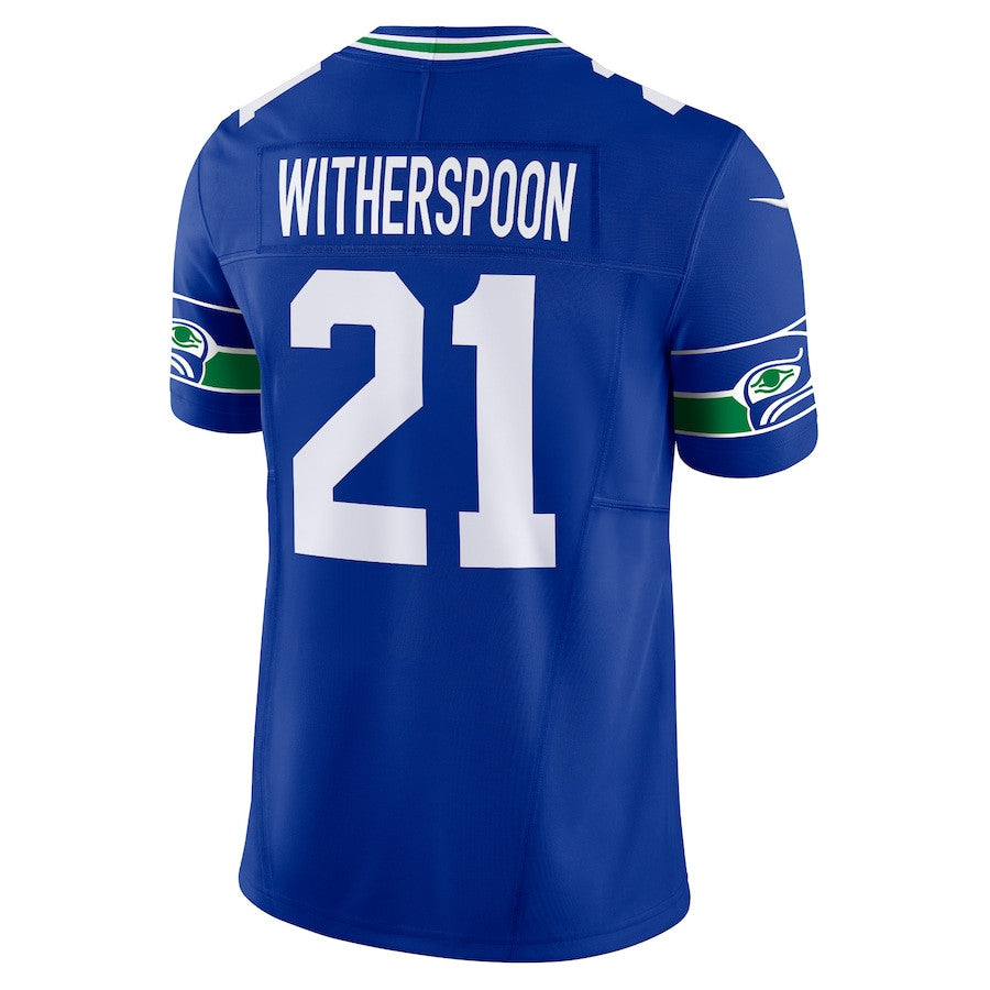 Devon Witherspoon Seattle Seahawks Alternate Vapor F.U.S.E. Limited Jersey - Royal football jersey product view 3