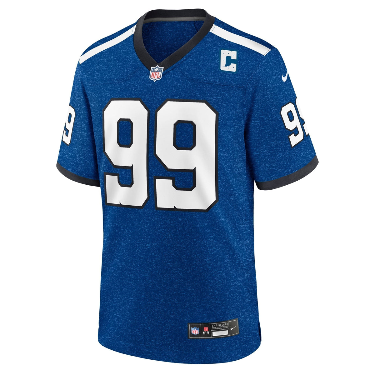 DeForest Buckner Indianapolis Colts Nike Indiana Nights Alternate Game Jersey - Royal football jersey product view 2