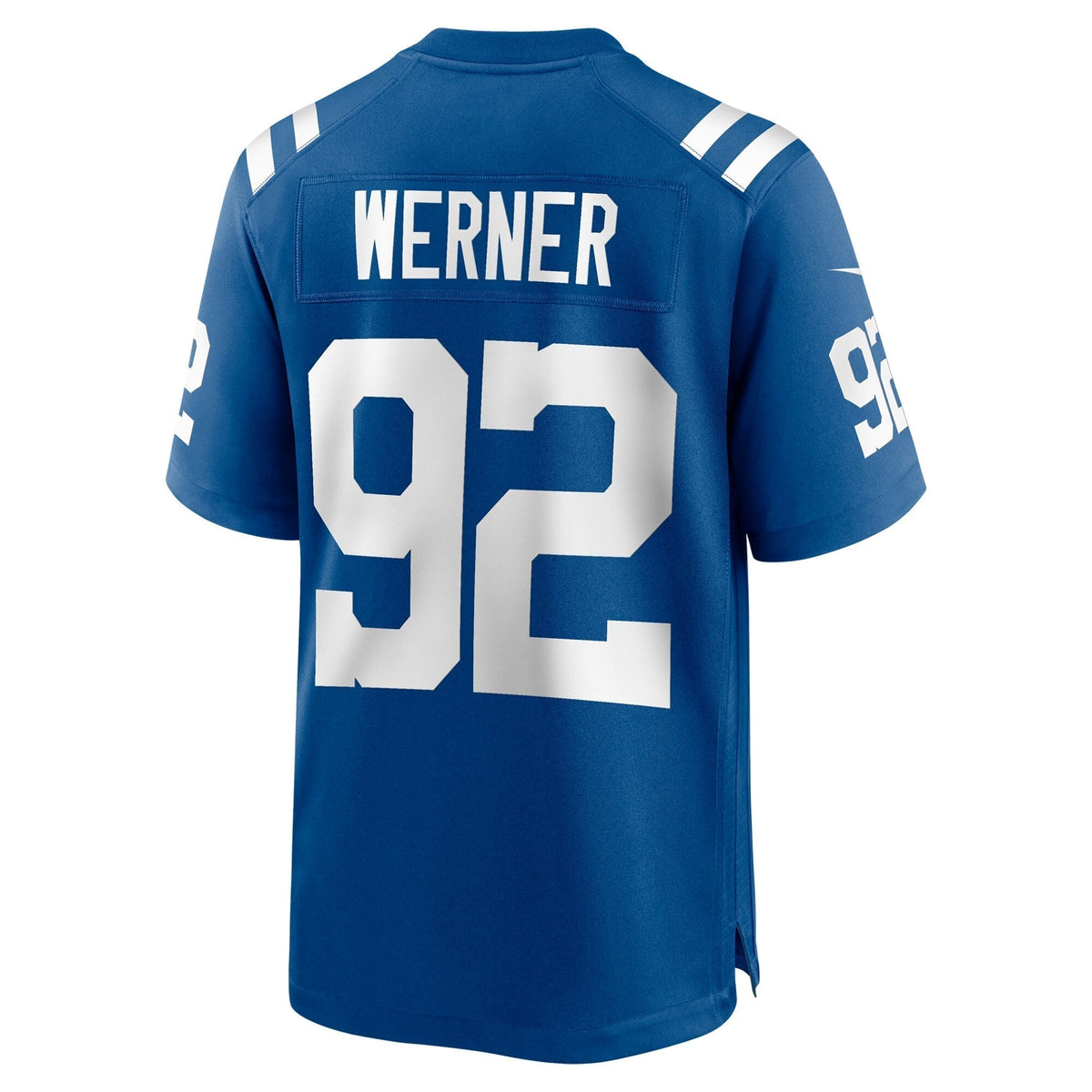 Bjoern Werner Indianapolis Colts Nike Retired Game Jersey - Royal football jersey product view 3