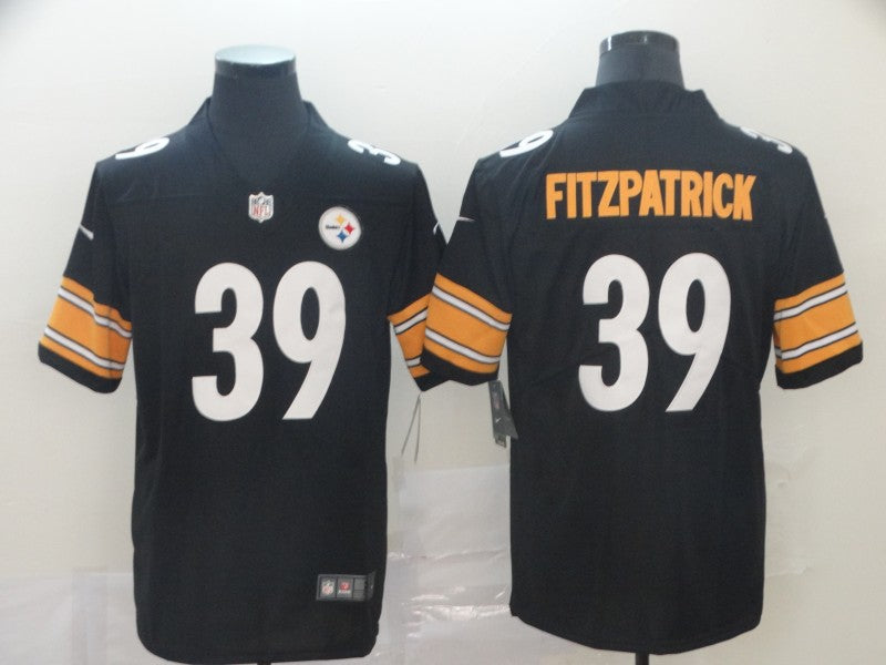 Men's Pittsburgh Steelers Minkah Fitzpatrick #39 Black Game Jersey1 football jersey product view 1