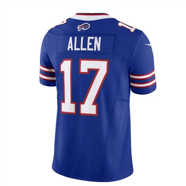B.Bills #17 Josh Allen Player Royal Vapor F.U.S.E. Limited Football Jerseys football jersey product view 1