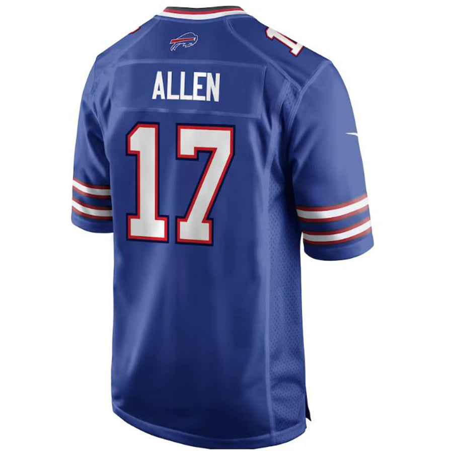 B.Bills #17 Josh Allen Royal Player Game Jersey American Stitched Football Jerseys football jersey product view 1