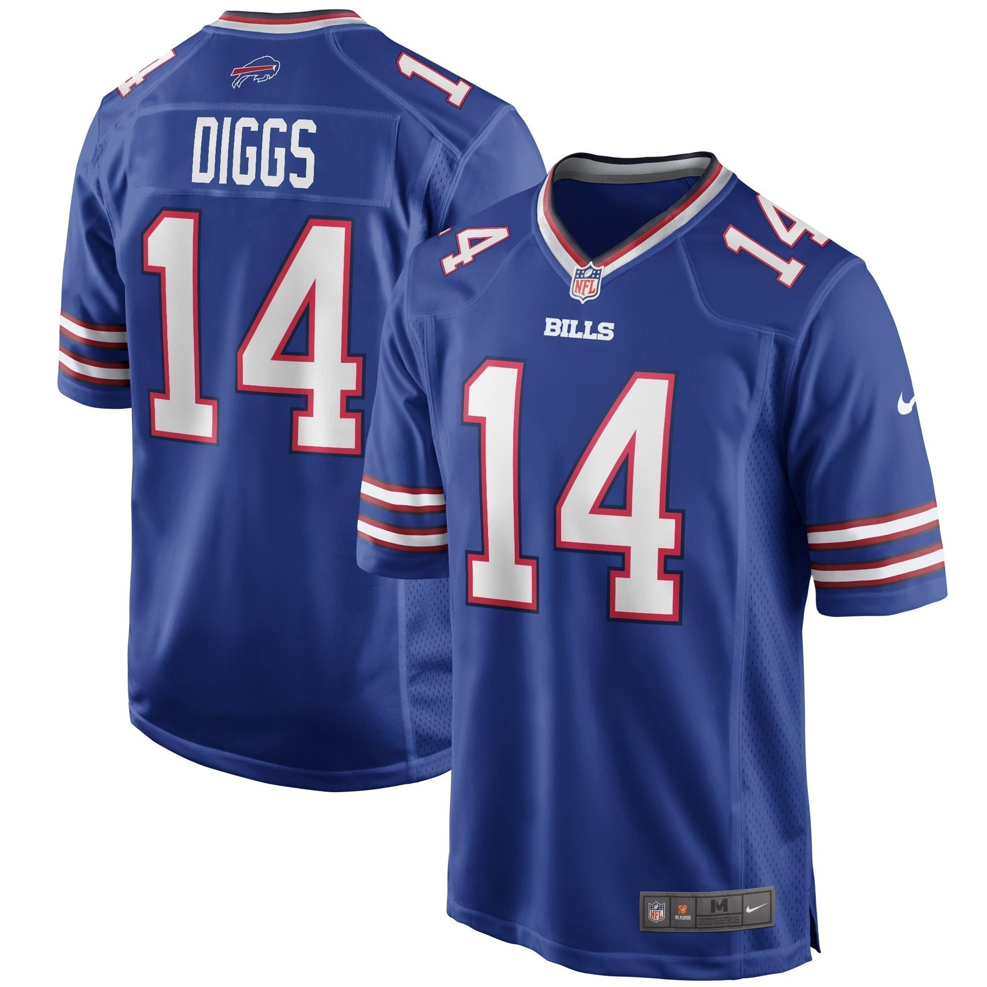 Stefon Diggs Buffalo Bills Nike Game Jersey - Royal football jersey product view 1
