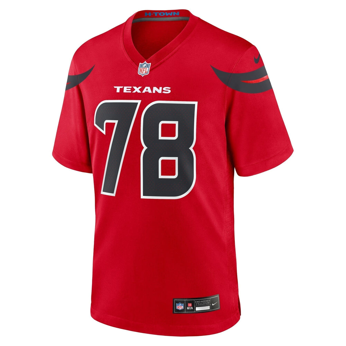 Laremy Tunsil Houston Texans Nike Alternate Game Jersey - Red football jersey product view 2