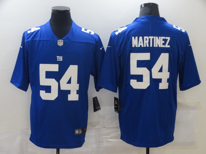 Men's New York Giants Blake Martinez #54 Blue Game Jersey1 football jersey product view 1