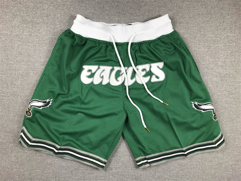 Men's Philadelphia Eagles Kelly Green Pocket Shorts football jersey product view 1