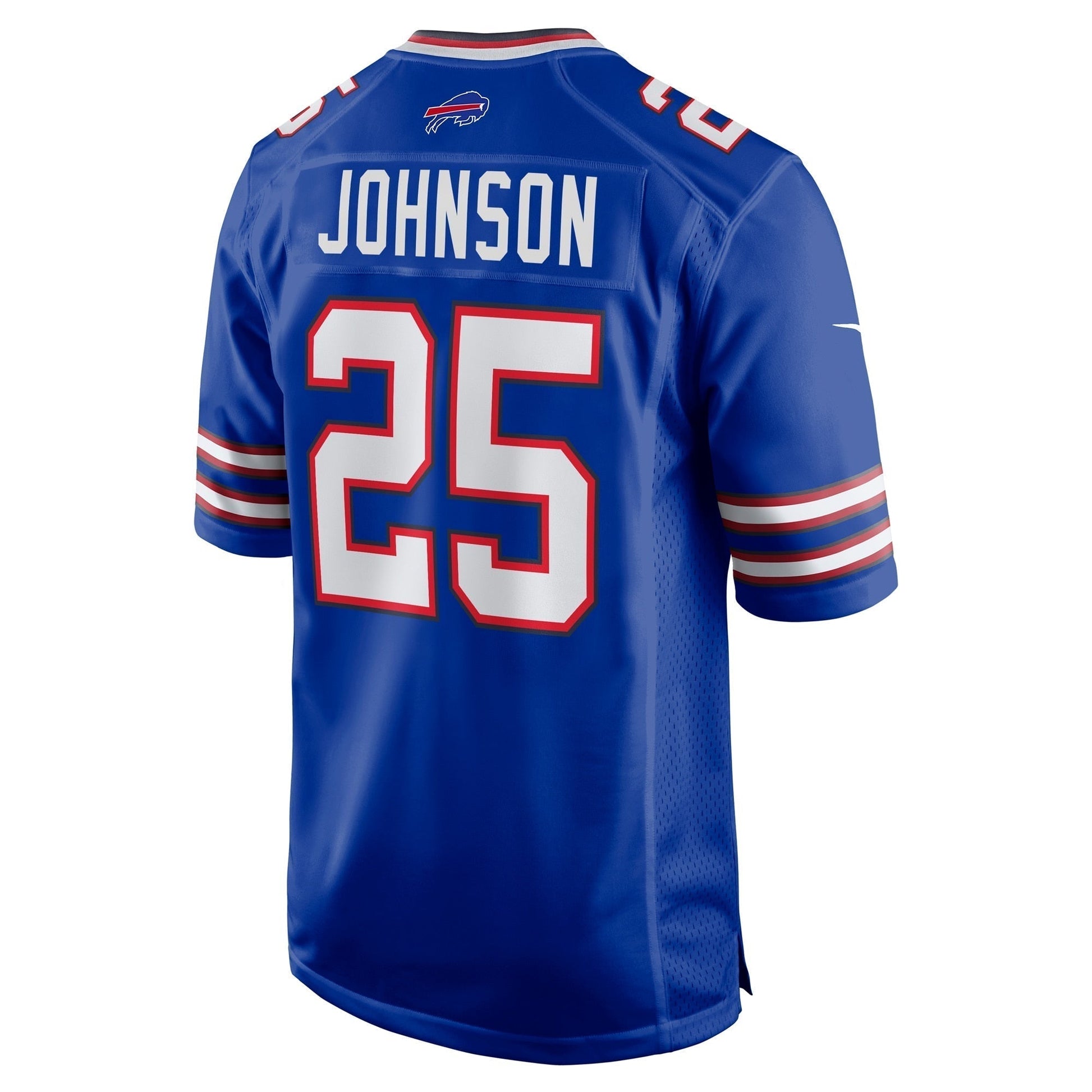 Ty Johnson Buffalo Bills Nike Team Game Jersey - Royal football jersey product view 3