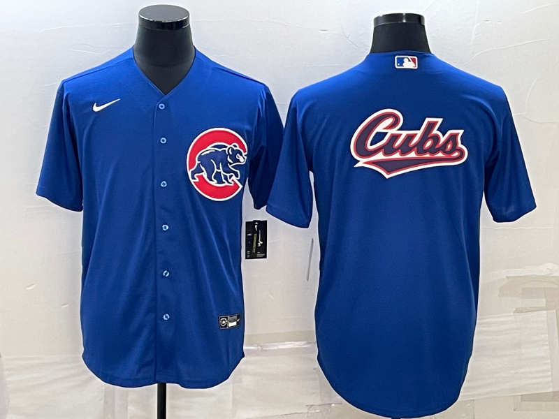 Men's Chicago Cubs Royal Alternate Replica Team Jersey1 baseball jersey product view 1