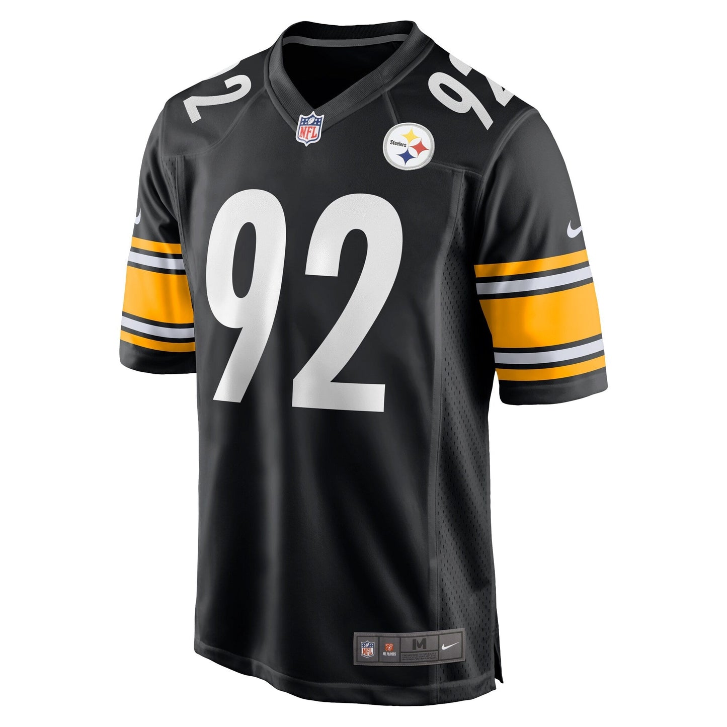 James Harrison Pittsburgh Steelers Nike Retired Game Jersey - Black football jersey product view 2