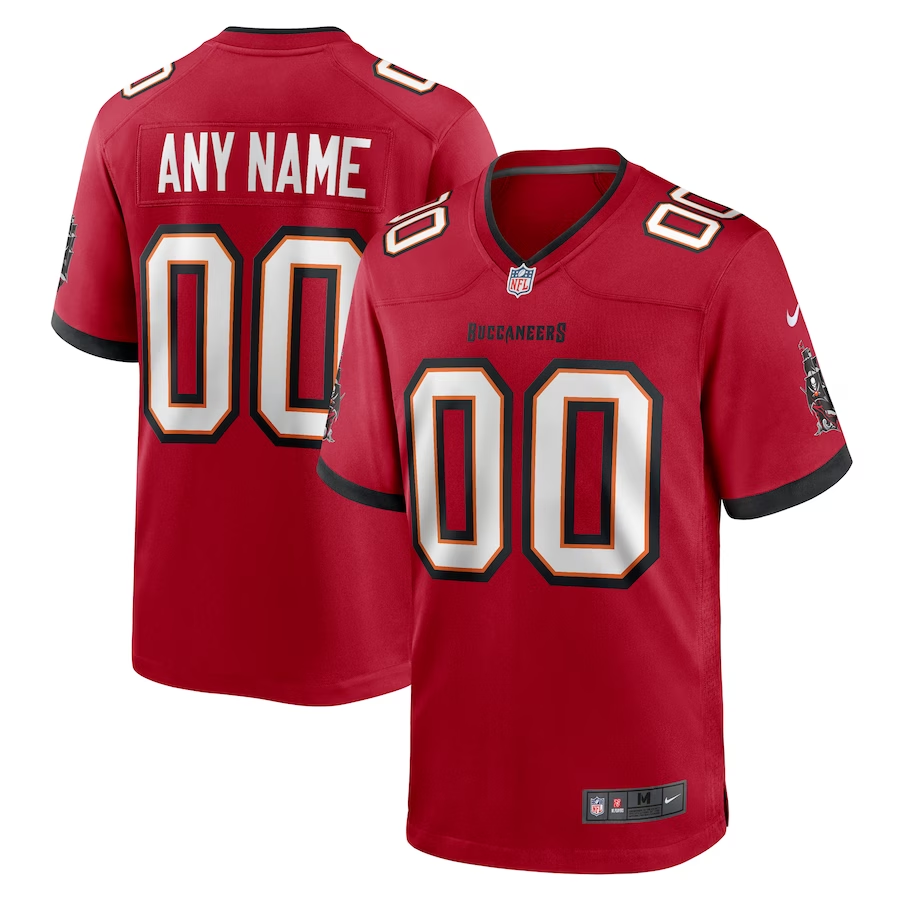 Custom Tampa Bay Buccaneers Red Game Jersey1 football jersey product view 1