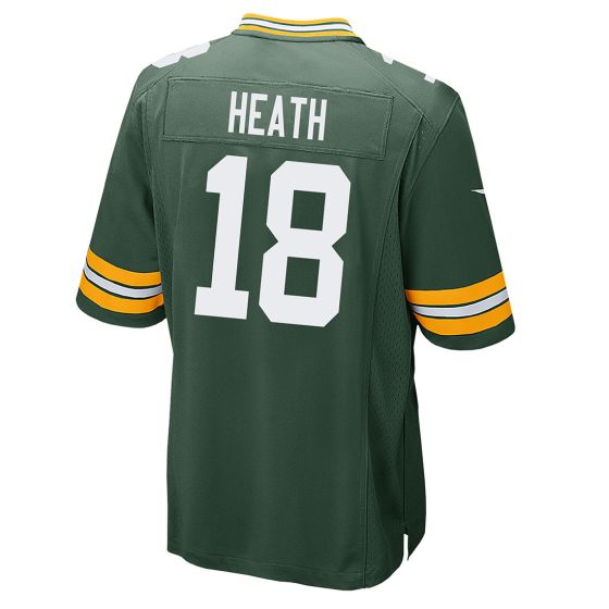 GB.Packers #18 Malik Heath Player Green Game Jersey Stitched American Football Jerseys football jersey product view 1