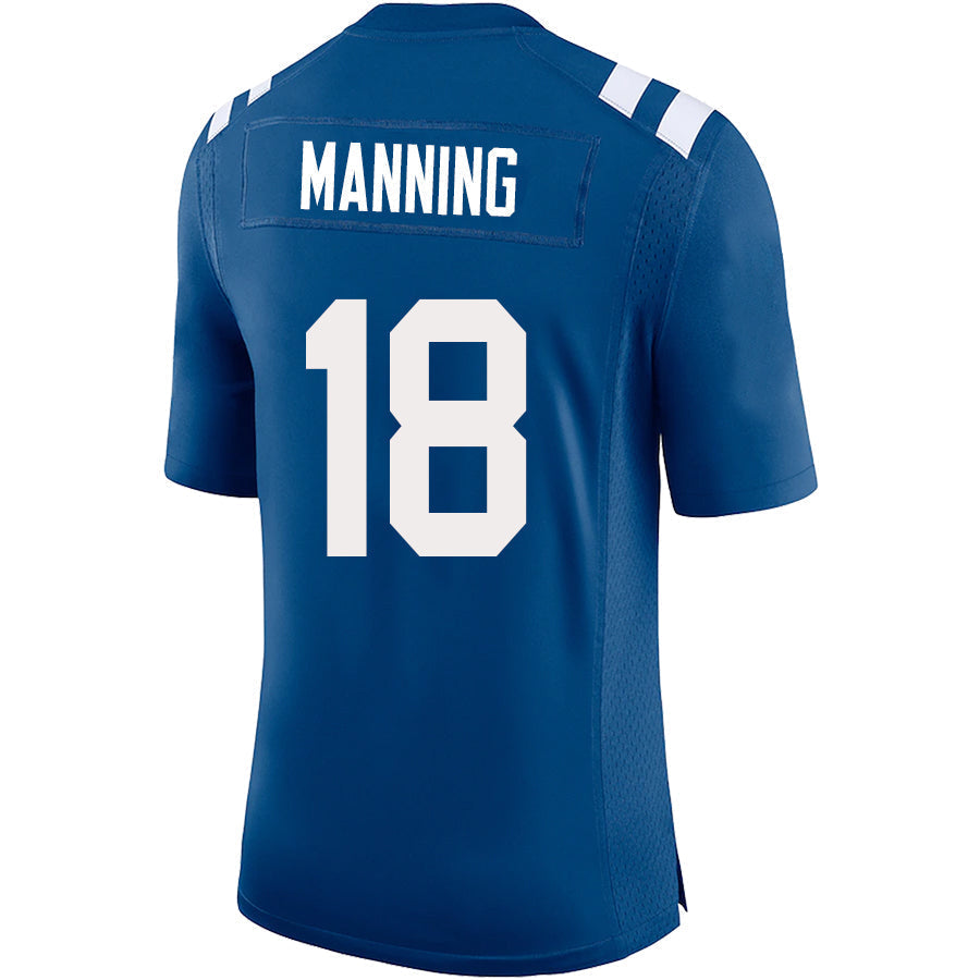 IN.Colts #18 Peyton Manning Player Royal Game Stitched Football Jerseys football jersey product view 1
